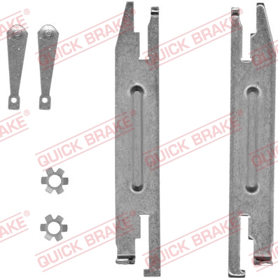Комплект регулятора, барабанный тормозной механизм - 105 53 003 QUICK BRAKE